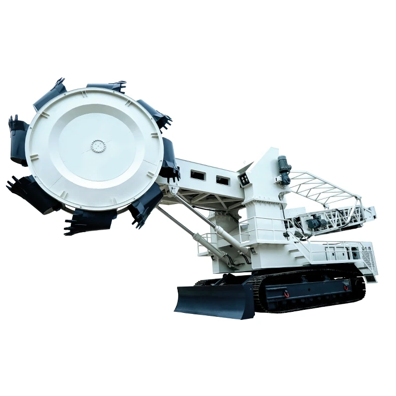 Bucket wheel stacker