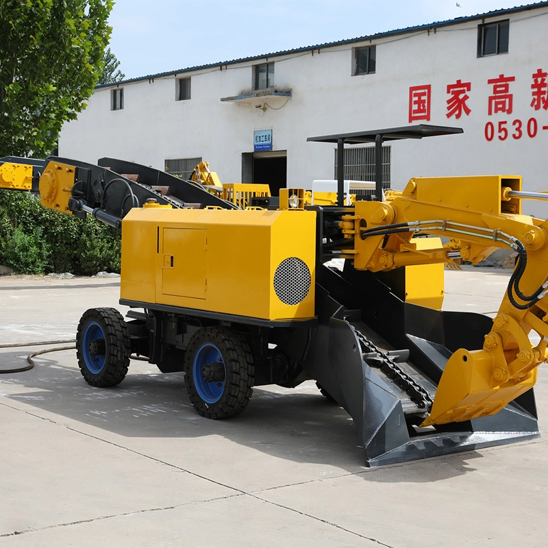Innovative technology wheeled slag raking machine