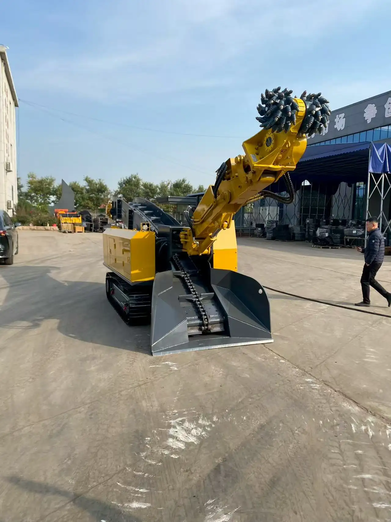 Mining crawler tunnel boring machine milling excavator