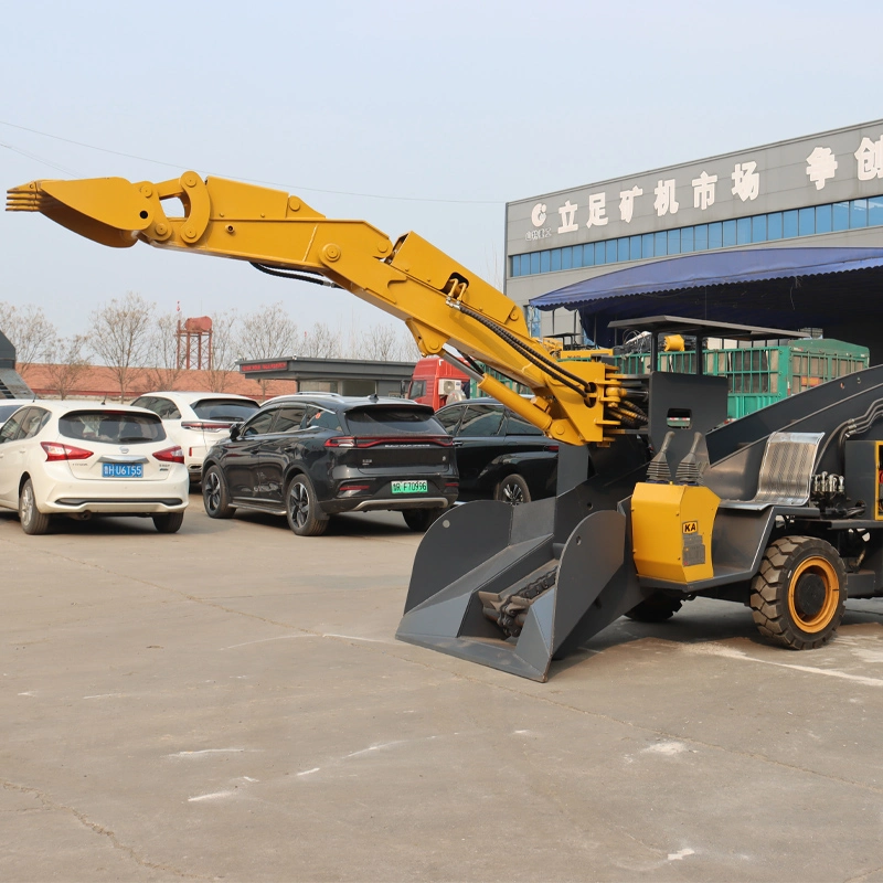 High-quality wheeled slag raking machine for tunnels