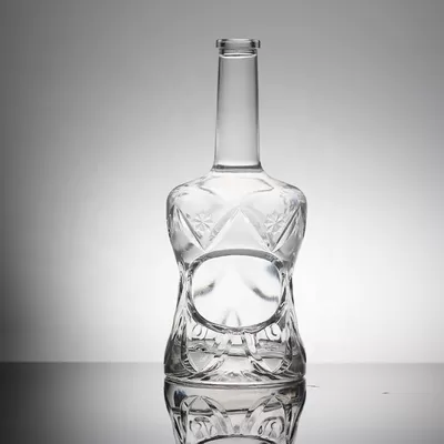 Custom-shaped Beauty Female glass bottles for wine lovers and connoisseurs
